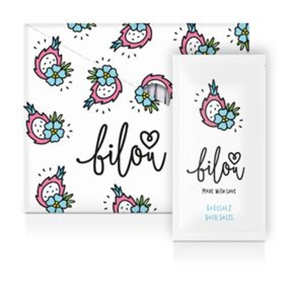 Bilou vonios druskų dėžutė (fruity paradise)