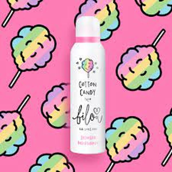  Bilou prausimosi putos (cotton candy)