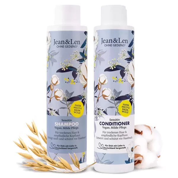 Plaukų šampūnas ir kondicionierius (Hafermilch/Baumwollsamenöl)